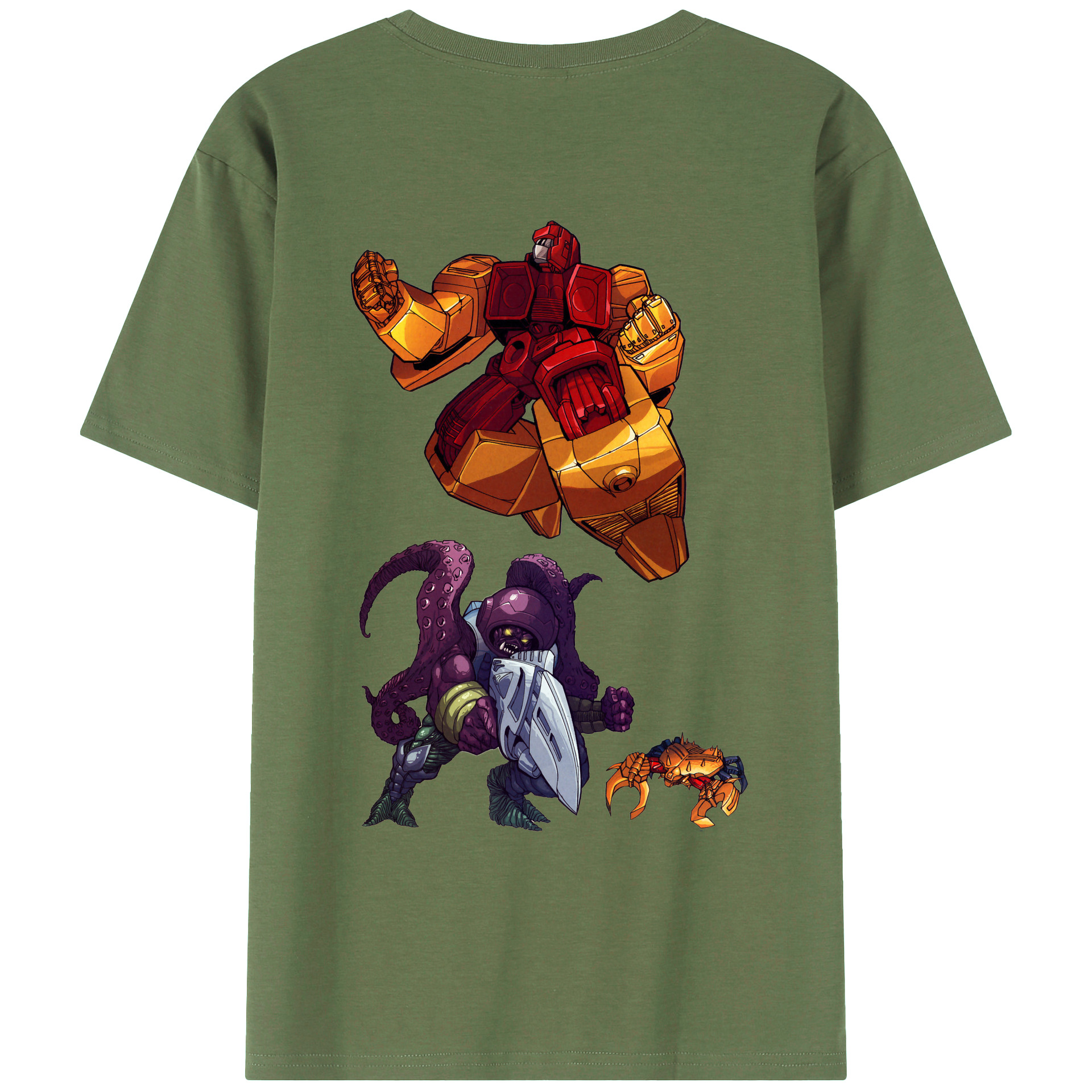 （画像用）  綿100％ メンズ半袖Tシャツ（バックプリント） 通気性